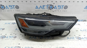 Front right headlight assembly Audi A6 C8 19-25 halogen + LED with seal