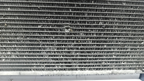 The air conditioning radiator condenser Toyota Prius V 12-17 is crushed