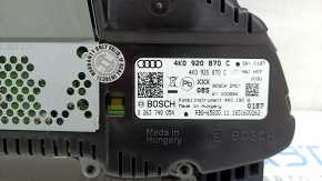 Instrument cluster Audi A6 C8 19-24 km/h, mph, 82k, scratches