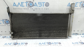 The air conditioning radiator condenser Toyota Prius V 12-17 is crushed