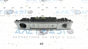 Audi A6 C8 19-24 center console button block, chrome, for parking sensors and camera, with trim, cracks in fasteners
