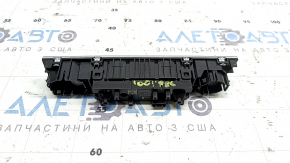 Audi A6 C8 19-24 center console button block, chrome, for parking sensors and camera, with trim, cracks in fasteners