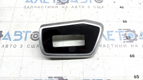 Left front panel trim Audi A6 C8 19-25 black gloss, chrome, broken fasteners