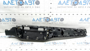 Right front panel trim for Audi A6 C8 19-22, black, with trims, with backlight