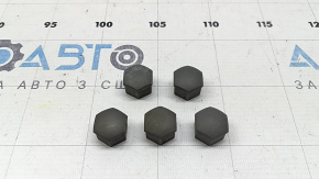 Wheel bolt cap plug 5 pcs. Audi A3 8V 15-20 gray matte