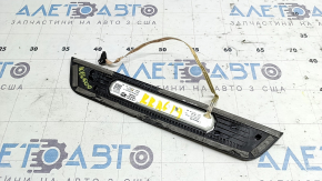 External rear right door sill trim for Audi A6 C8 19-25, black with chrome insert and lighting, scratches, nicks