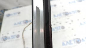 External rear right door sill trim for Audi A6 C8 19-25, black with chrome insert and lighting, scratches, nicks