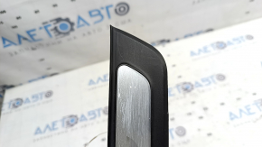External rear right door sill trim for Audi A6 C8 19-25, black with chrome insert and lighting, scratches, nicks