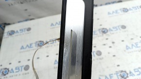 External rear right door sill trim for Audi A6 C8 19-25, black with chrome insert and lighting, scratches, nicks