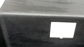 Front center console trim for Ford Fusion mk5 17-20, black, for cigarette lighter, with backlight, scratches