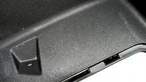 Front center console trim for Ford Fusion mk5 17-20, black, for cigarette lighter, with backlight, scratches