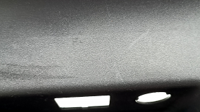 Front center console trim for Ford Fusion mk5 17-20, black, for cigarette lighter, with backlight, scratches
