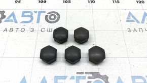 Wheel bolt cap plug 5 pcs Volvo XC90 16-25 dark gray