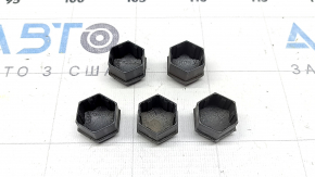 Wheel bolt cap plug 5 pcs Volvo XC90 16-25 dark gray