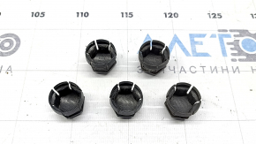 Wheel bolt cap plug 5 pcs Volvo V90 17-22 dark gray