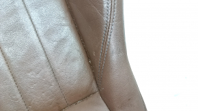 Audi A6 C8 19-25 passenger seat cushion upholstery, light brown leather, heated, dry cleanable