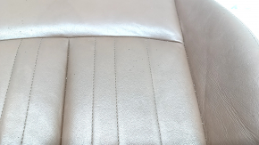 Audi A6 C8 19-25 passenger seat cushion upholstery, light brown leather, heated, dry cleanable