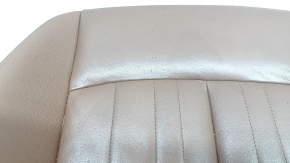 Audi A6 C8 19-25 passenger seat cushion upholstery, light brown leather, heated, dry cleanable