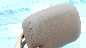 Front right headrest Audi A6 C8 19-25 light brown leather, dry cleanable