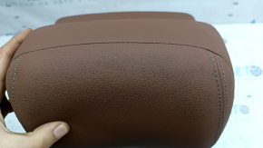 Front left headrest Audi A6 C8 19-25 light brown leather, dry cleanable