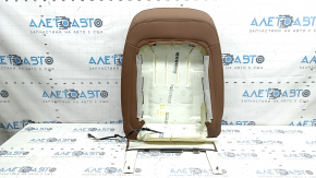 The driver's seat back upholstery for the Audi A6 C8 19-25 is light brown leather and heated