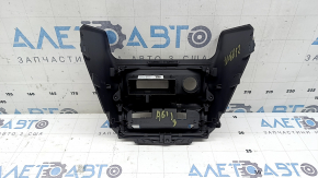 Rear lower center console trim for Audi A6 C8 19-25, black, with trim, worn