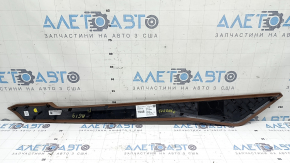 Side trim for center console left Audi A6 C8 19-25 light brown leather, butt