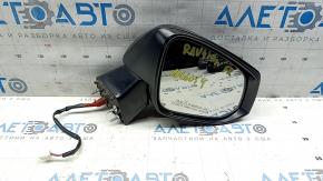Right side mirror assembly Toyota Rav4 19-25 3 pins, black matte, scratches