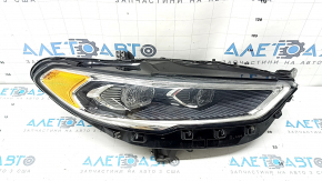 Front right headlight assembly Ford Fusion mk5 17-20 LED, with DRL