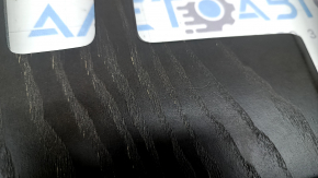 Set of interior trims for Audi A6 C8 19-21 in dark wood finish, texture, scratches, chips
