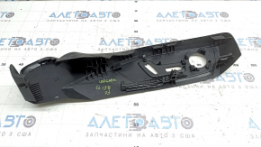 Driver's seat control cover, side left, Audi A6 C8 19-25, black, worn