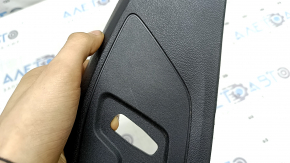 Driver's seat control cover, side left, Audi A6 C8 19-25, black, worn