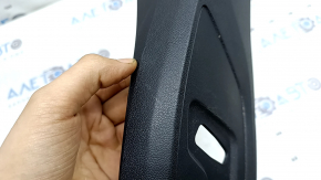 Driver's seat control cover, side left, Audi A6 C8 19-25, black, worn