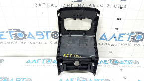 Rear center console trim for Ford Fusion mk5 17-20, black, under air vents, scratches, broken fasteners