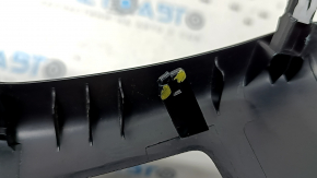 Rear center console trim for Ford Fusion mk5 17-20, black, under air vents, scratches, broken fasteners
