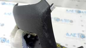Rear center console trim for Ford Fusion mk5 17-20, black, under air vents, scratches, broken fasteners