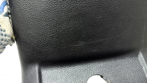 Rear center console trim for Ford Fusion mk5 17-20, black, under air vents, scratches, broken fasteners
