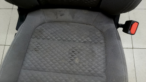 Passenger seat Ford Escape MK4 21-22 without airbag, mechanical, heated, gray and black fabric, dry cleanable