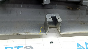 Left threshold Ford Fusion mk5 13-20 white, with seal, dented fasteners, scratches, broken fastener and guide