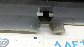 Left threshold Ford Fusion mk5 13-20 white, with seal, dented fasteners, scratches, broken fastener and guide