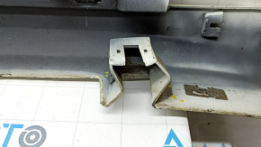 Left threshold Ford Fusion mk5 13-20 white, with seal, dented fasteners, scratches, broken fastener and guide