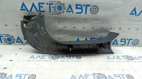 Left trunk door trim for Toyota Rav4 19-25, black, scuffed
