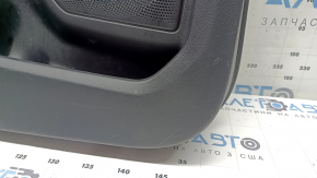 Door trim card front left Ford Escape MK4 20-22 type 2, black, armrest leather black, molding gray, with handle, scratches
