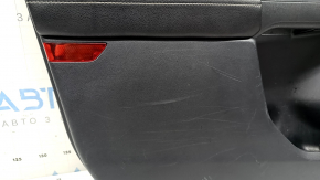 Door trim card front left Ford Escape MK4 20-22 type 2, black, armrest leather black, molding gray, with handle, scratches