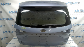Naked tailgate with glass Ford Escape MK4 20-22 blue GP, with spoiler, brake light, trapezoid, wiper arm and cap, scratches on glass, bump, cracked wiper arm