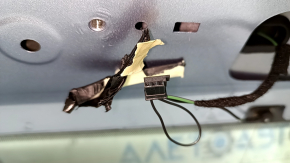 Naked tailgate with glass Ford Escape MK4 20-22 blue GP, with spoiler, brake light, trapezoid, wiper arm and cap, scratches on glass, bump, cracked wiper arm