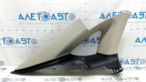 Upper left rear pillar trim Ford Fusion mk5 17-19 gray with black trim, scratch