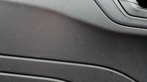 Door trim, rear left card, Ford Escape MK4 20-22, black with black plastic insert, black leather armrest, with handle, scratches