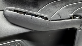 Door trim card front right Ford Escape MK4 20-22 type 2, black, armrest leather black, molding gray, with handle, scratches