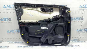 Door trim card front right Ford Escape MK4 20-22 type 2, black, armrest leather black, molding gray, with handle, scratches